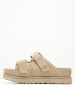 Women Platforms Low 1155458 Beige Buckskin UGG