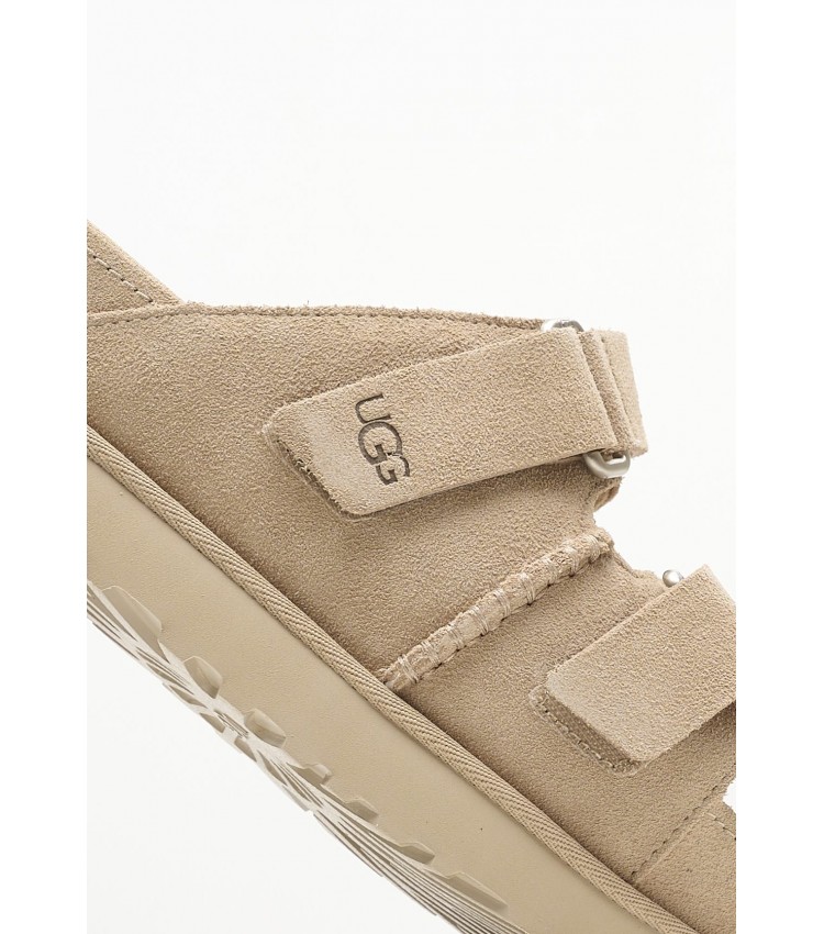 Women Platforms Low 1155458 Beige Buckskin UGG