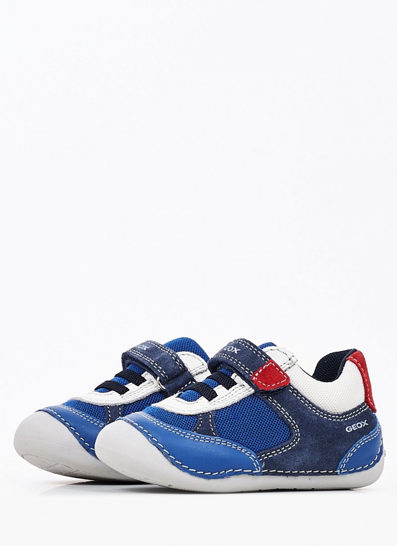 Geox blue sale suede shoes