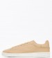 Women Casual Shoes Court.Zero Beige Leather Lacoste