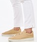 Women Casual Shoes Court.Zero Beige Leather Lacoste