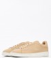 Women Casual Shoes Court.Zero Beige Leather Lacoste