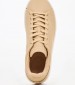 Women Casual Shoes Court.Zero Beige Leather Lacoste