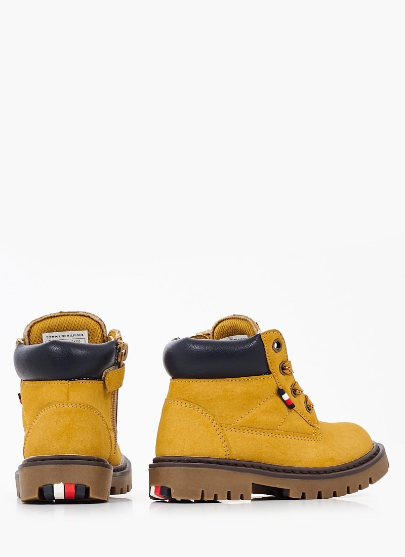 yellow tommy hilfiger boots