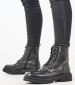 Women Boots Iridea.F Black Leather Geox