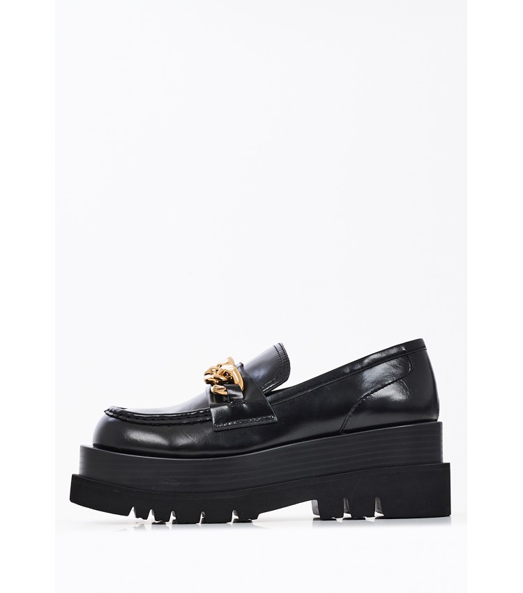 Women Moccasins from the Jeffrey Campbell brand Recess.Pl Black Leather ...