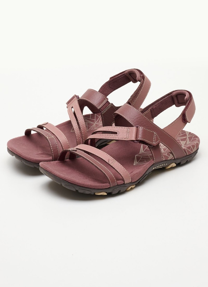 Women Flats from the Merrell brand Sandspur Pink Oily Leather