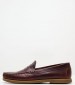 Men Moccasins Navigator.M Bordo Leather Lumberjack