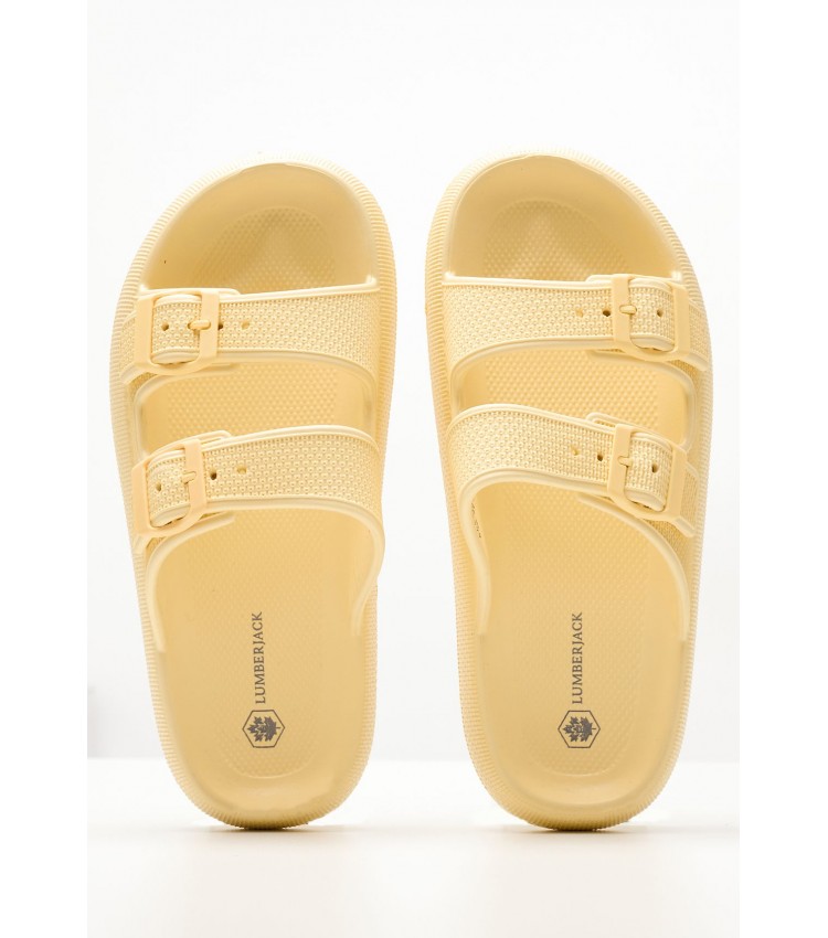 Women Flip Flops & Sandals Yolanda Yellow Rubber Lumberjack