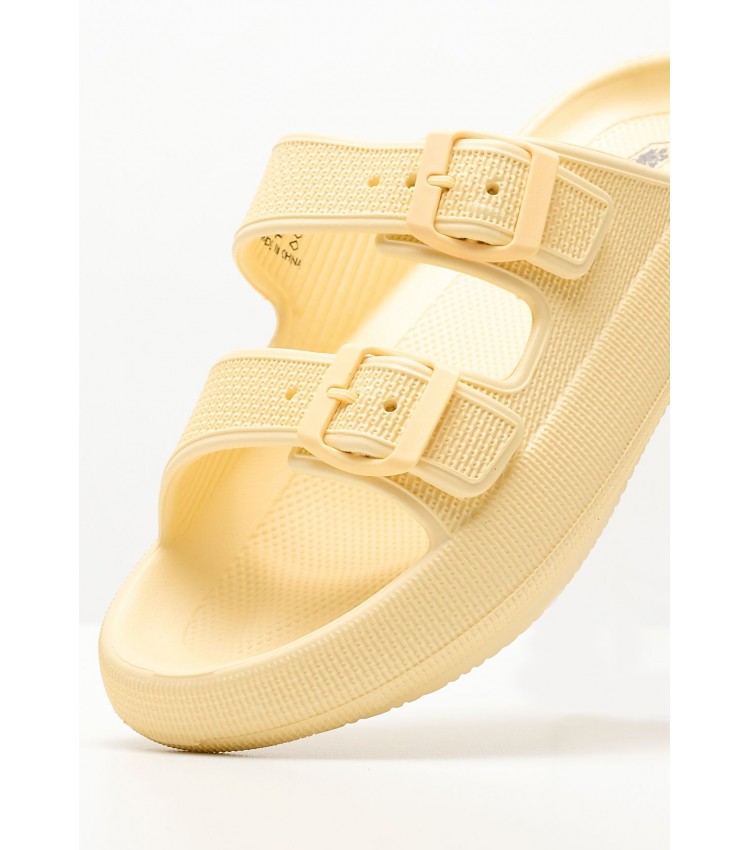 Women Flip Flops & Sandals Yolanda Yellow Rubber Lumberjack