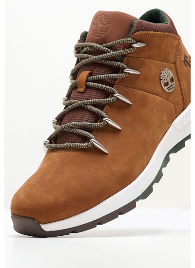 Ανδρικά Μποτάκια A25DC Καφέ Δέρμα Νούμπουκ Timberland