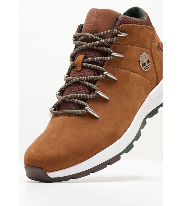 Ανδρικά Μποτάκια A25DC Καφέ Δέρμα Νούμπουκ Timberland