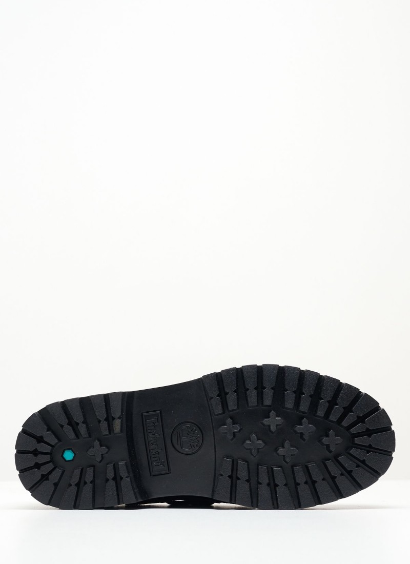 Black top timberland moccasins