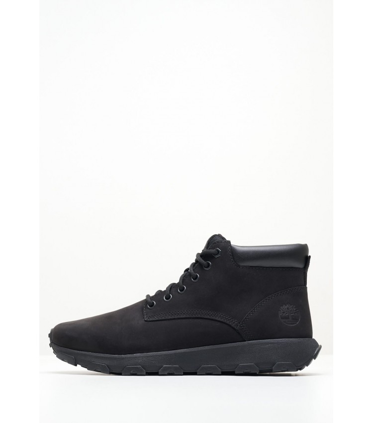 Men Boots A5Y6W Black Nubuck Leather Timberland