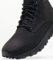 Men Boots A5Y6W Black Nubuck Leather Timberland