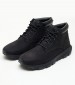 Men Boots A5Y6W Black Nubuck Leather Timberland