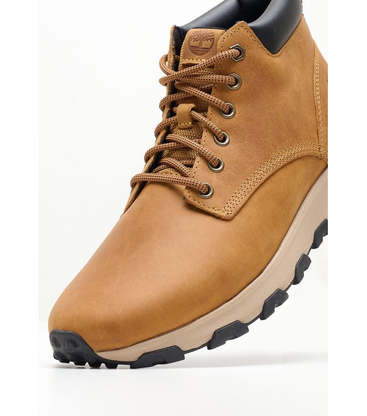 Men Boots A5Y7H Yellow Nubuck Leather Timberland