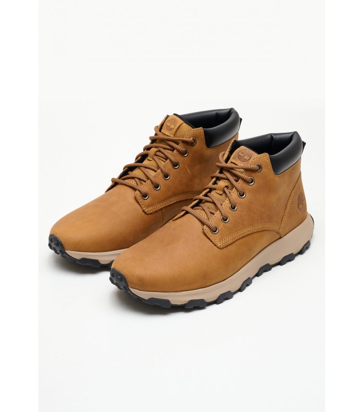 Men Boots A5Y7H Yellow Nubuck Leather Timberland