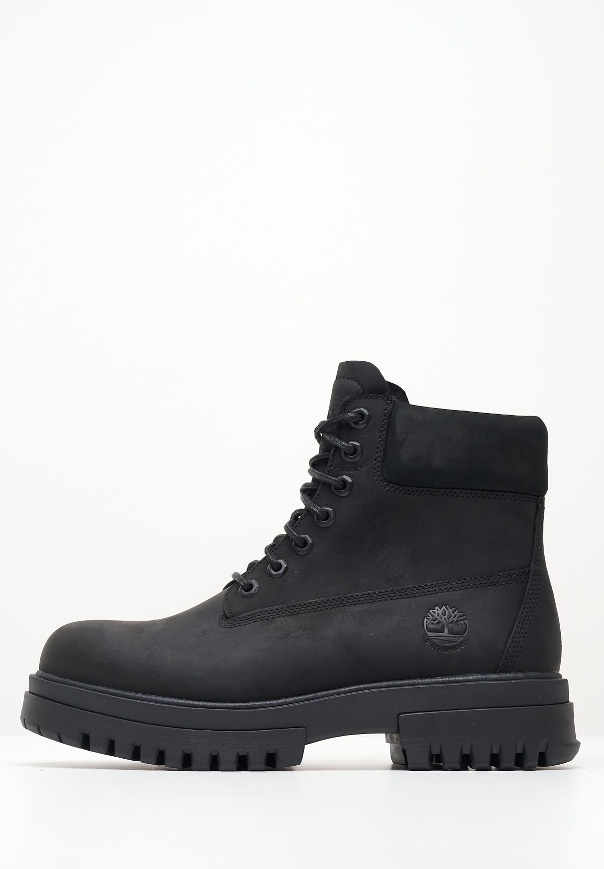 Men Boots from the American brand Timberland A5YMN Black Nubuck Leather ...