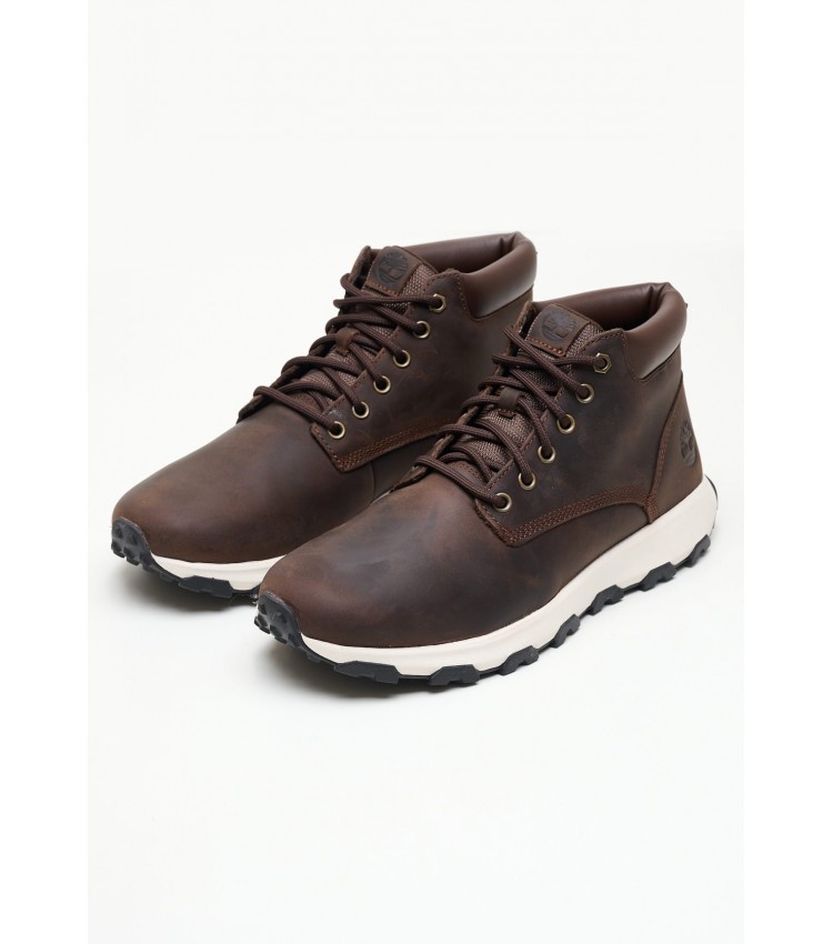 Men Boots A5YTW Brown Nubuck Leather Timberland