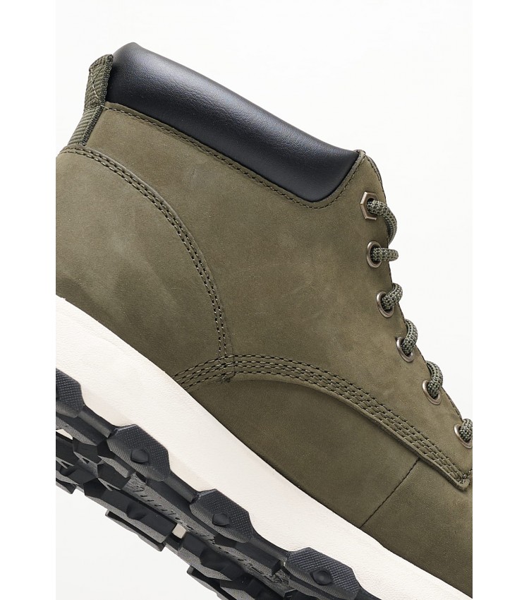 Men Boots A61P9 Olive Nubuck Leather Timberland