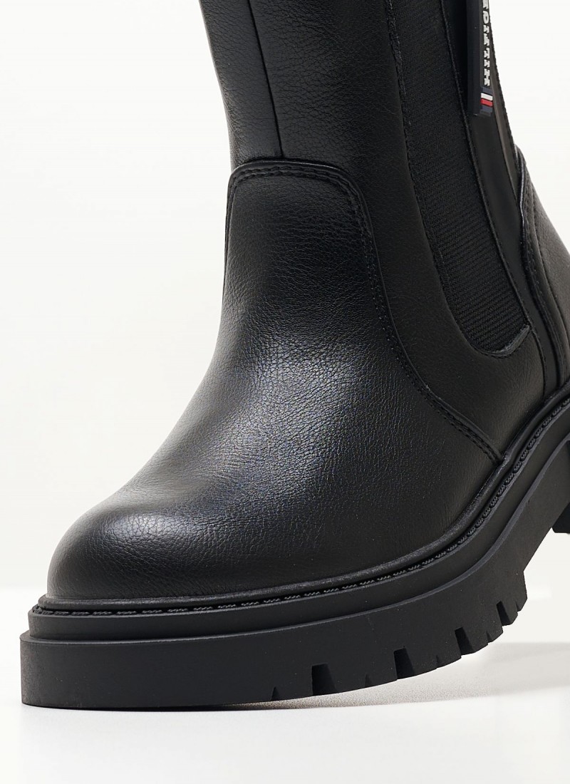 Kids Boots from the Tommy Hilfiger brand Chelsea.Boot Black