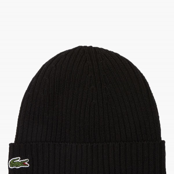 Bonnet lacoste shop noir revers