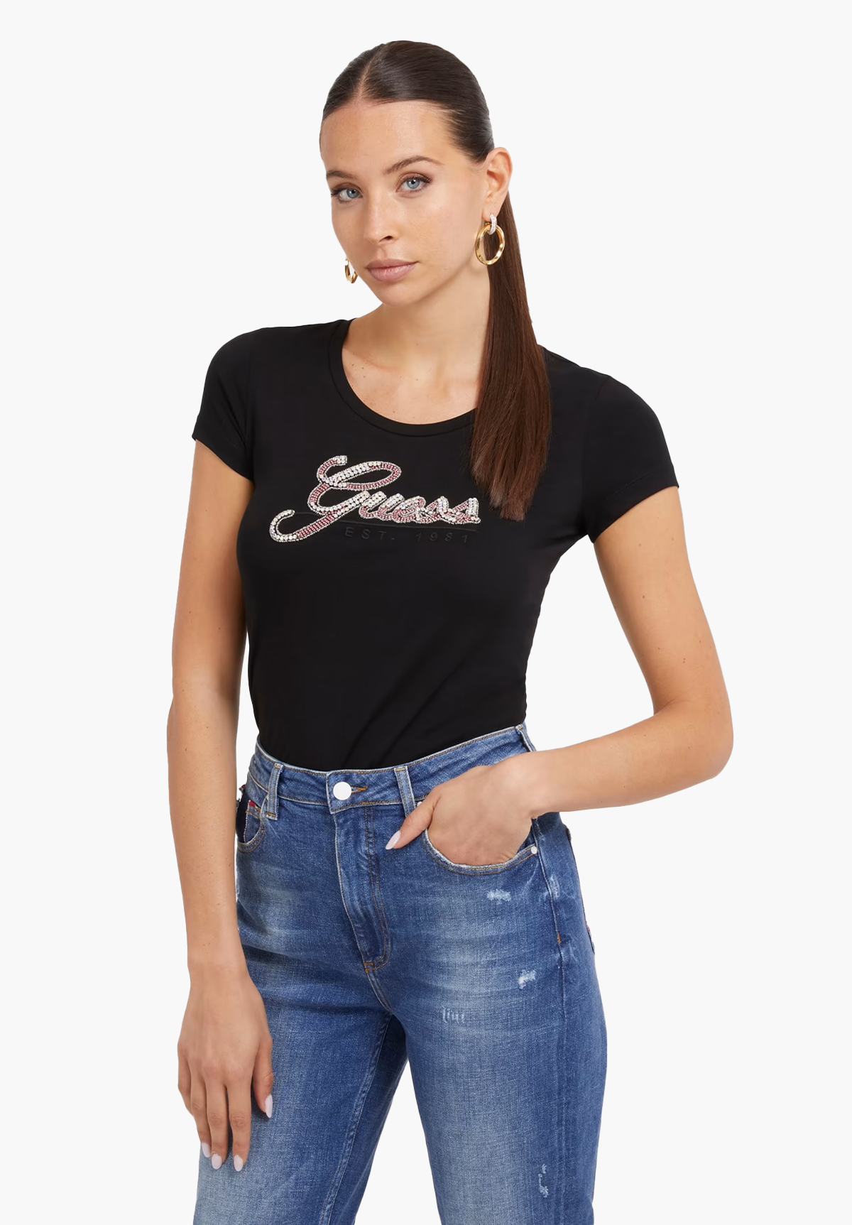 Guess t hotsell shirt woman