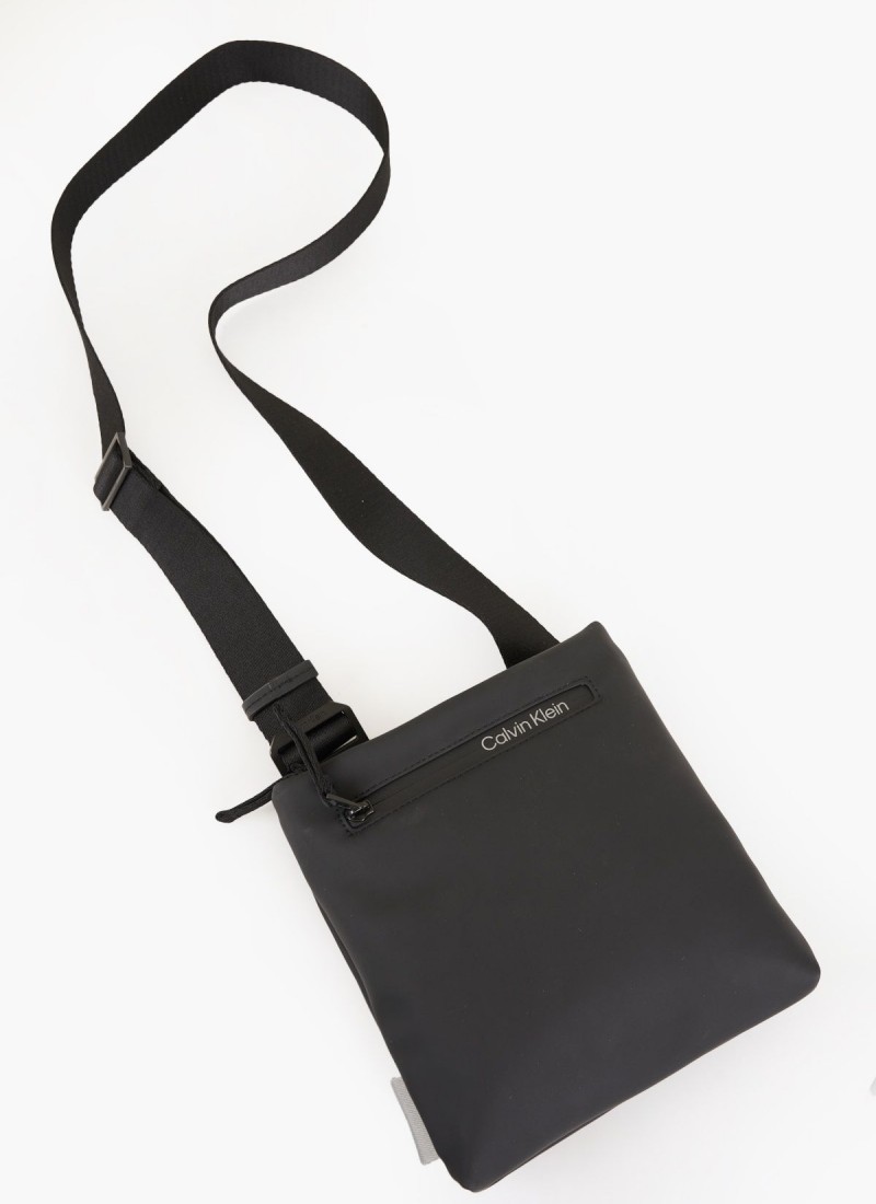 Men Bags Rubberized.Flatpack Black ECOleather mortoglou.gr eshop