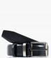 Men Belts 1612.2 Black Leather Mortoglou