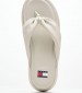 Γυναικείες Πλατφόρμες Χαμηλές Tjw.Sandal Μπεζ ECOleather Tommy Hilfiger