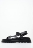 Women Flats 2439.00520K Black Leather Mortoglou