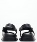 Women Flats 2439.00520K Black Leather Mortoglou