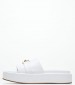 Women Platforms Low 2442.00701 White Leather Mortoglou