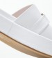 Women Platforms Low 2442.00701 White Leather Mortoglou