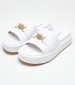 Women Platforms Low 2442.00701 White Leather Mortoglou