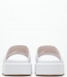 Women Platforms Low 2442.00701 White Leather Mortoglou