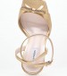 Women Sandals 2447.93902A Gold Leather Mortoglou