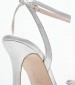 Women Sandals 2447.93902A Silver Leather Mortoglou