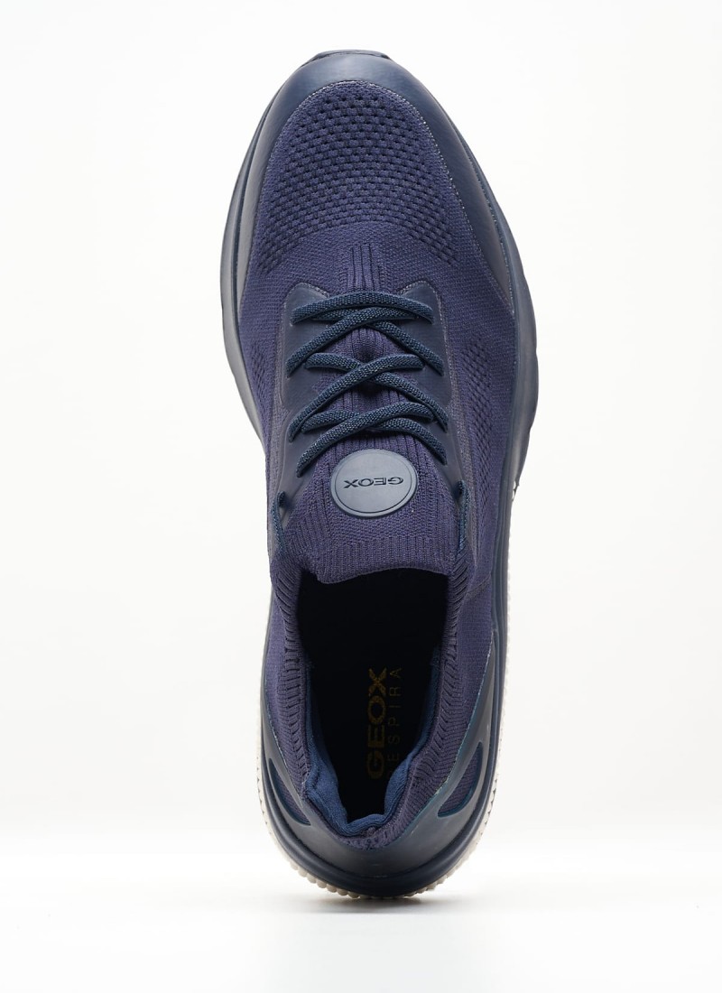 Men Casual Shoes from the Geox brand U.Spherica.Actifa DarkBlue Fabric mortoglou.gr eshop