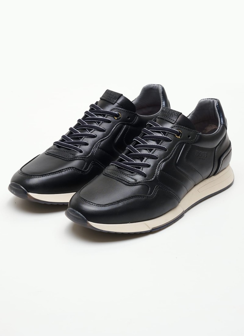 Men Casual Shoes from the Boss shoes brand ZX290.B Black Leather 