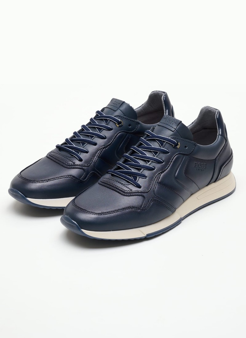 Men Casual Shoes from the Boss shoes brand ZX290.B Blue Leather 