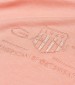 Women T-Shirts - Tops Tonal.Ss Pink Cotton GANT