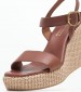 Women Platforms High B.408 Tabba Leather Komis and Komis