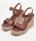 Women Platforms High B.408 Tabba Leather Komis and Komis