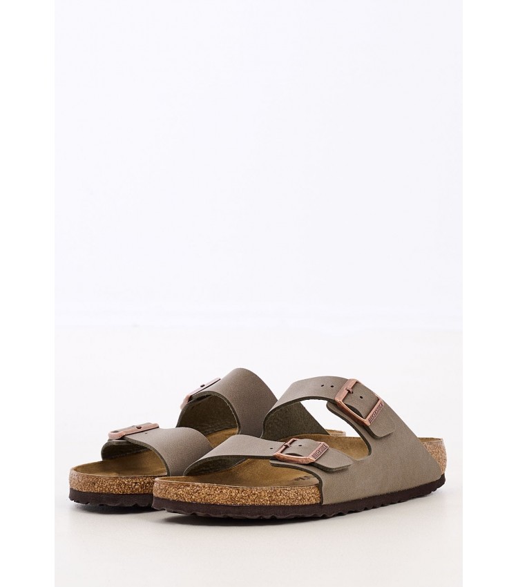 Ανδρικές Σαγιονάρες & Πέδιλα Arizona.Bfbc.M Γκρι ECOleather Birkenstock