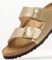 Γυναικεία Flats Arizona.Bf Χρυσό ECOleather Birkenstock