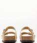 Γυναικεία Flats Arizona.Bf Χρυσό ECOleather Birkenstock