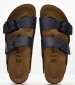 Γυναικεία Flats Arizona.Bs.N Μαύρο ECOleather Birkenstock