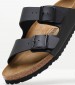 Γυναικεία Flats Arizona.Bs.N Μαύρο ECOleather Birkenstock